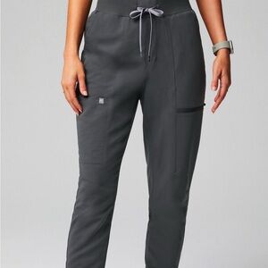 Women's Fabeletics On-Call Jogger Scrub Pants- Charcoal